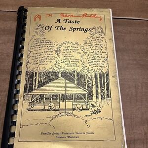 VTG Regional Cookbook Local Comb Franklin Springs Georgia